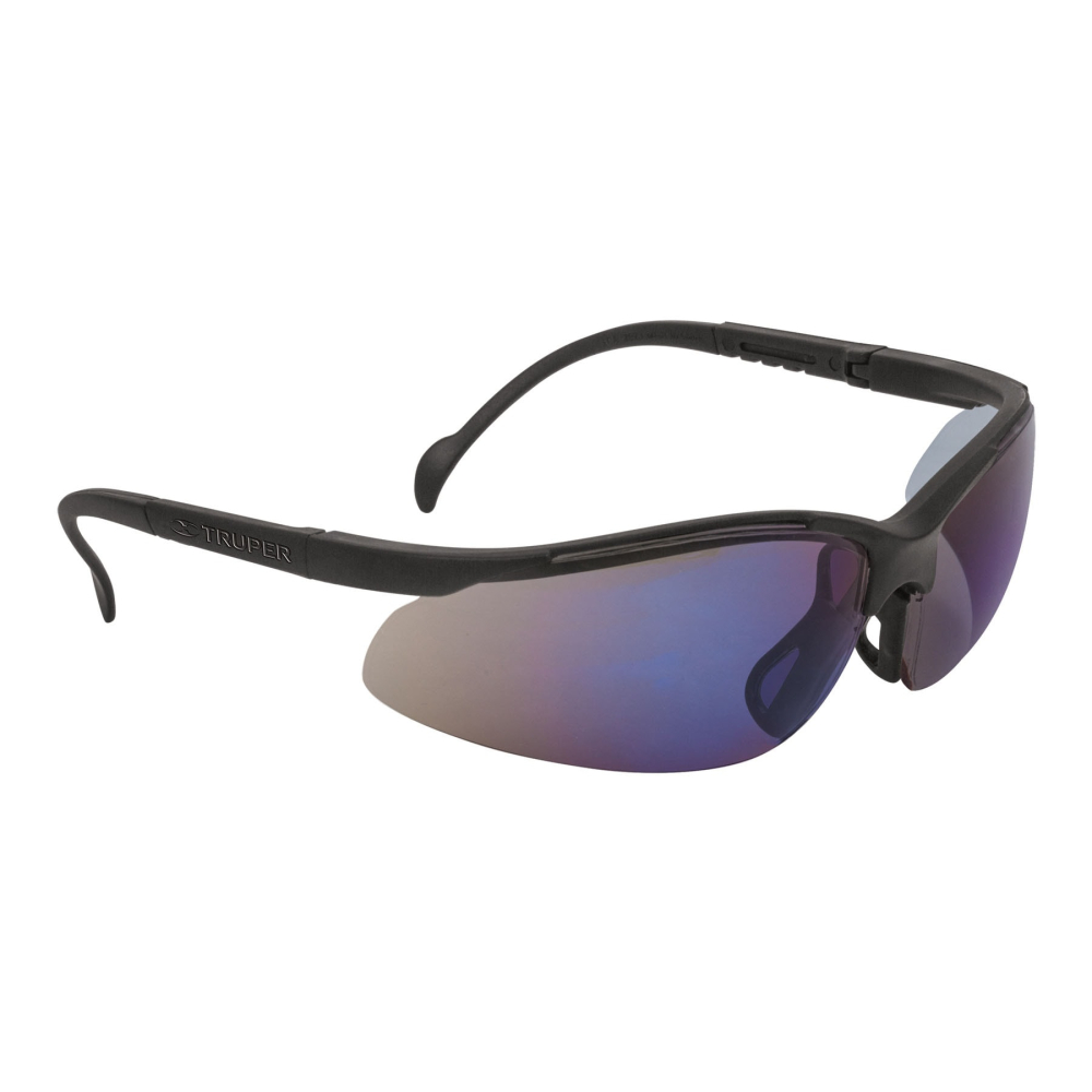 Lentes de seguridad espejo azul, TRUPER Vision LEDE-EZ