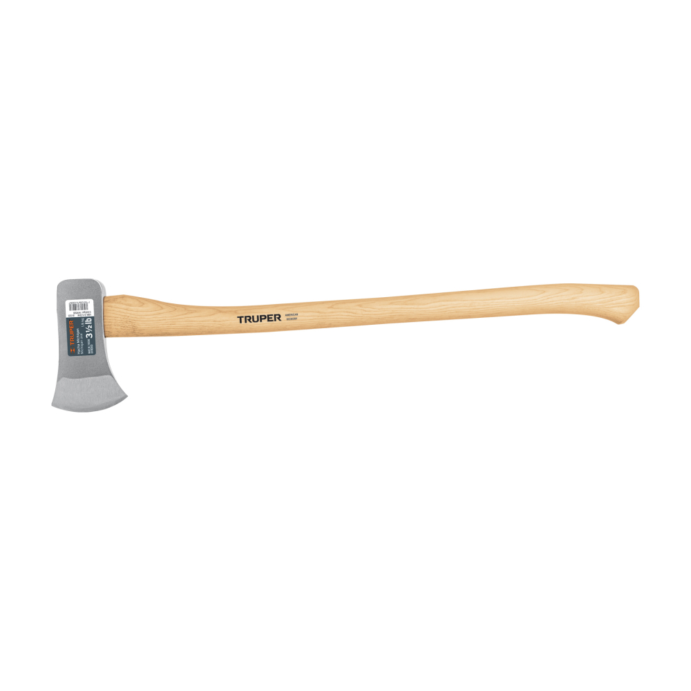 Hacha Michigan 3-1/2 lb, mango de hickory 34', TRUPER HM-3-1/2M