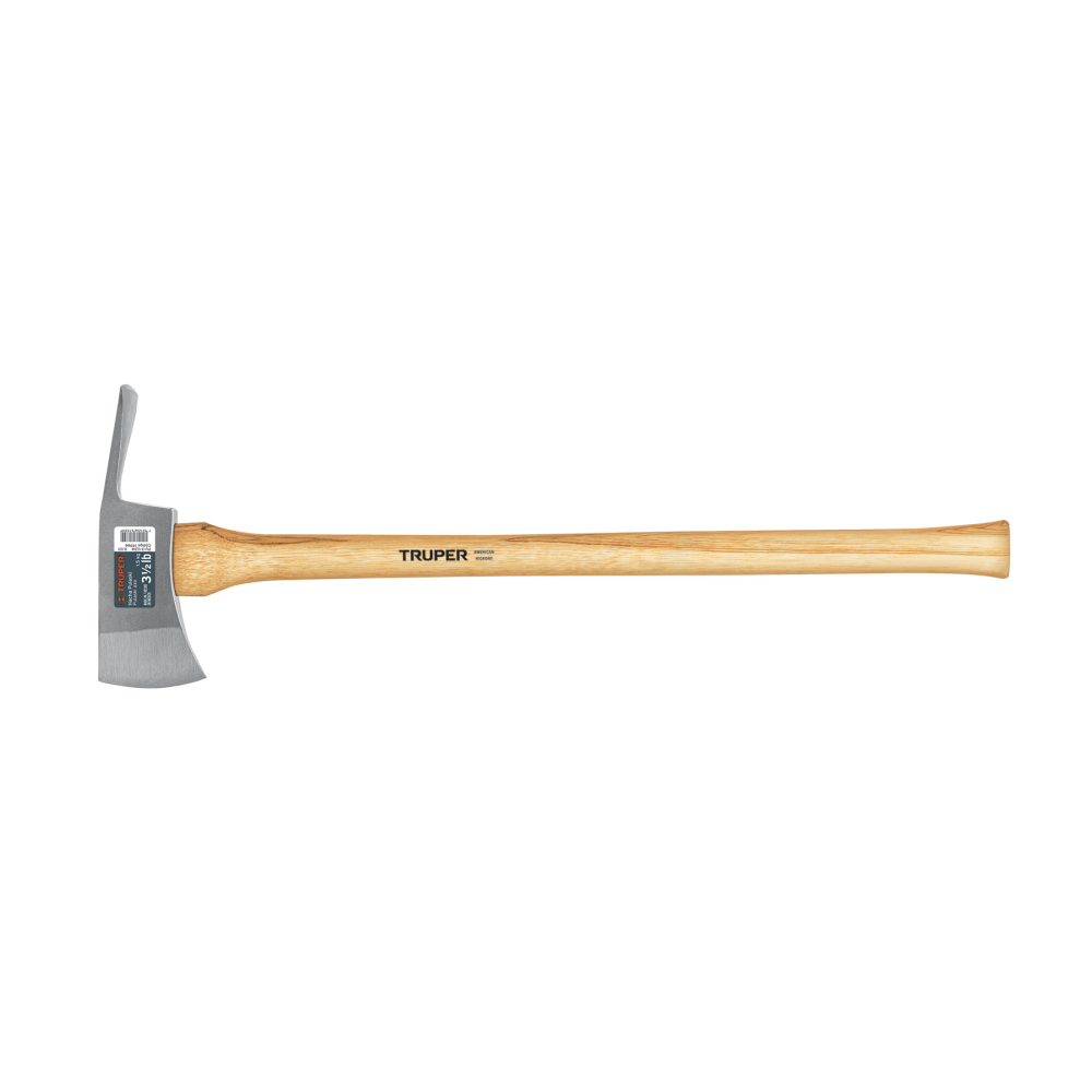 Hacha Pulaski 3-1/2 lb, mango de hickory 35', TRUPER PU-3-1/2M