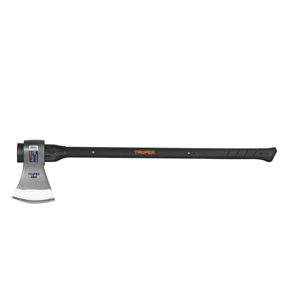 Hacha labor entera 4 lb, mango de fibra de vidrio 36',TRUPER LE-4M
