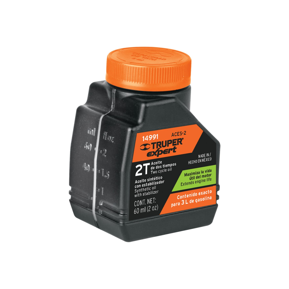 Aceite sintético para motor de 2 tiempos, 60 ml ACES-2