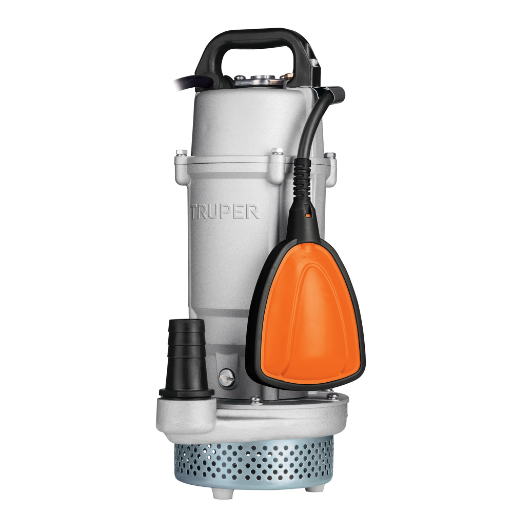 Bomba sumergible cubierta aluminio,agua limpia,1/2HP, TRUPER BOS-1/2LPX