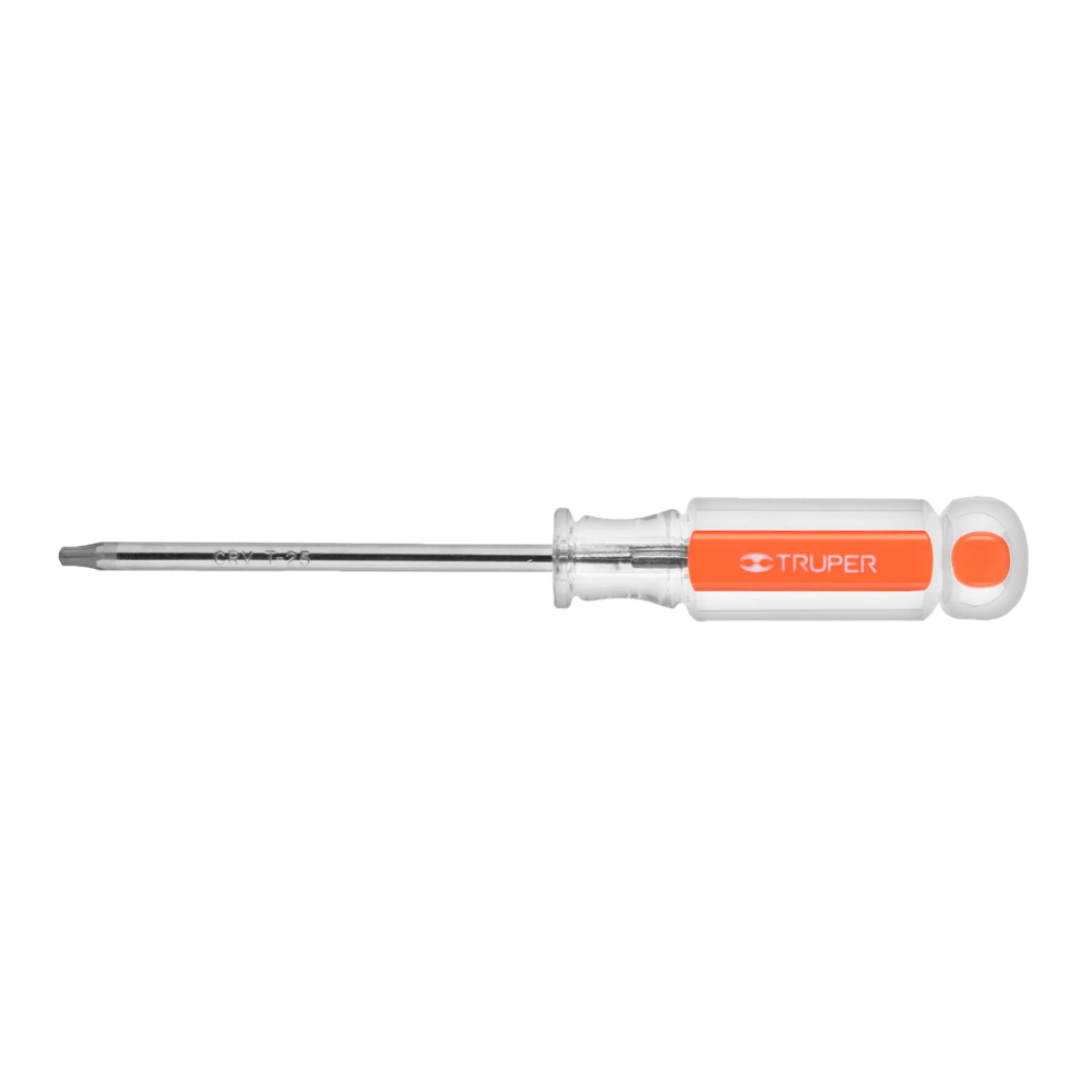 Desarmador punta Torx T 25 mango de acetato, TRUPER DT-25