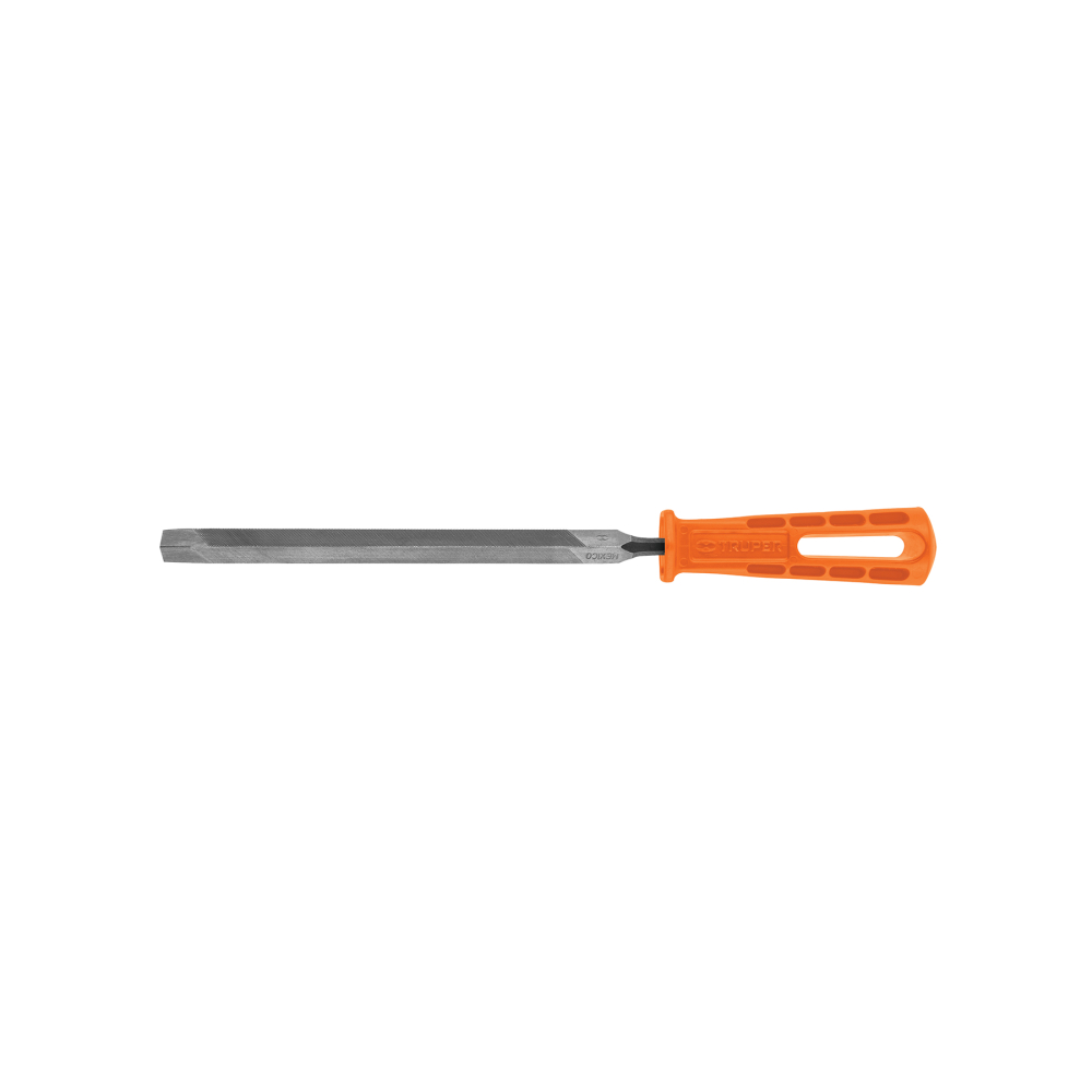 Lima triangular 8' para machete, 36 dpp, con mango, TRUPER LTR-8M