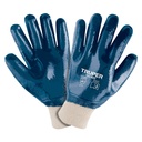 Guantes de algodón recubiertos de nitrilo puño tejido,TRUPER GU-835
