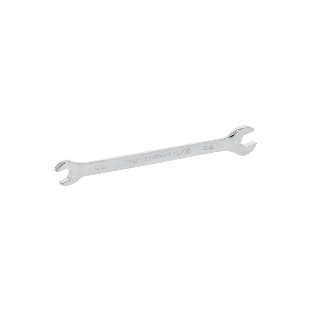 Llave española 8 x 9 mm x 145 mm de largo, TRUPER EXPERT LL-30809