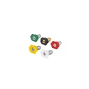 Juego de 5 boquillas para hidrolavadora LAGAS-4000, TRUPER BOQ-4000