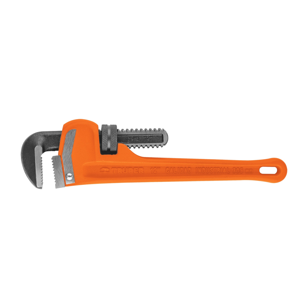 Llave stilson 12' cuerpo robusto de hierro dúctil, TRUPER STI-12