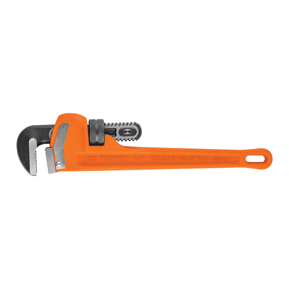 Llave stilson 14' cuerpo robusto de hierro dúctil, TRUPER STI-14