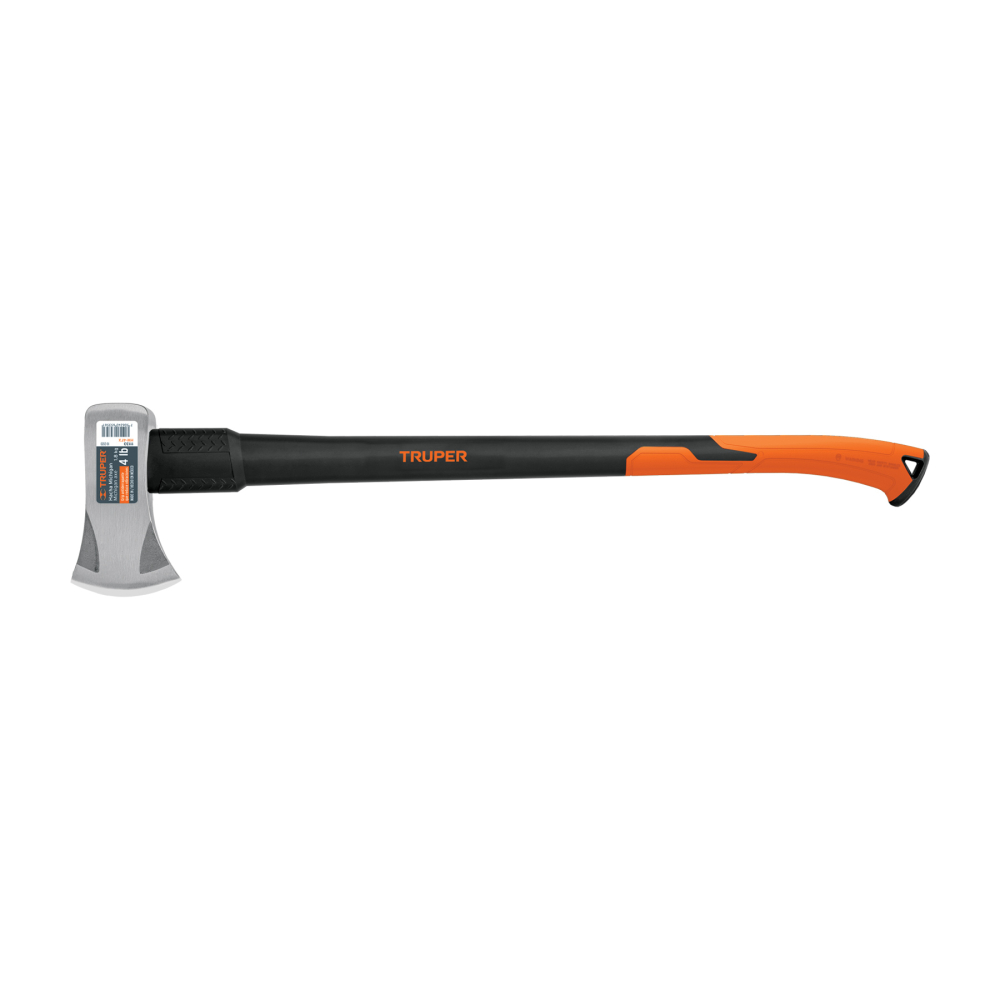Hacha Michigan 4 lb, mango fibra de vidrio 34', TRUPER HM-4FX