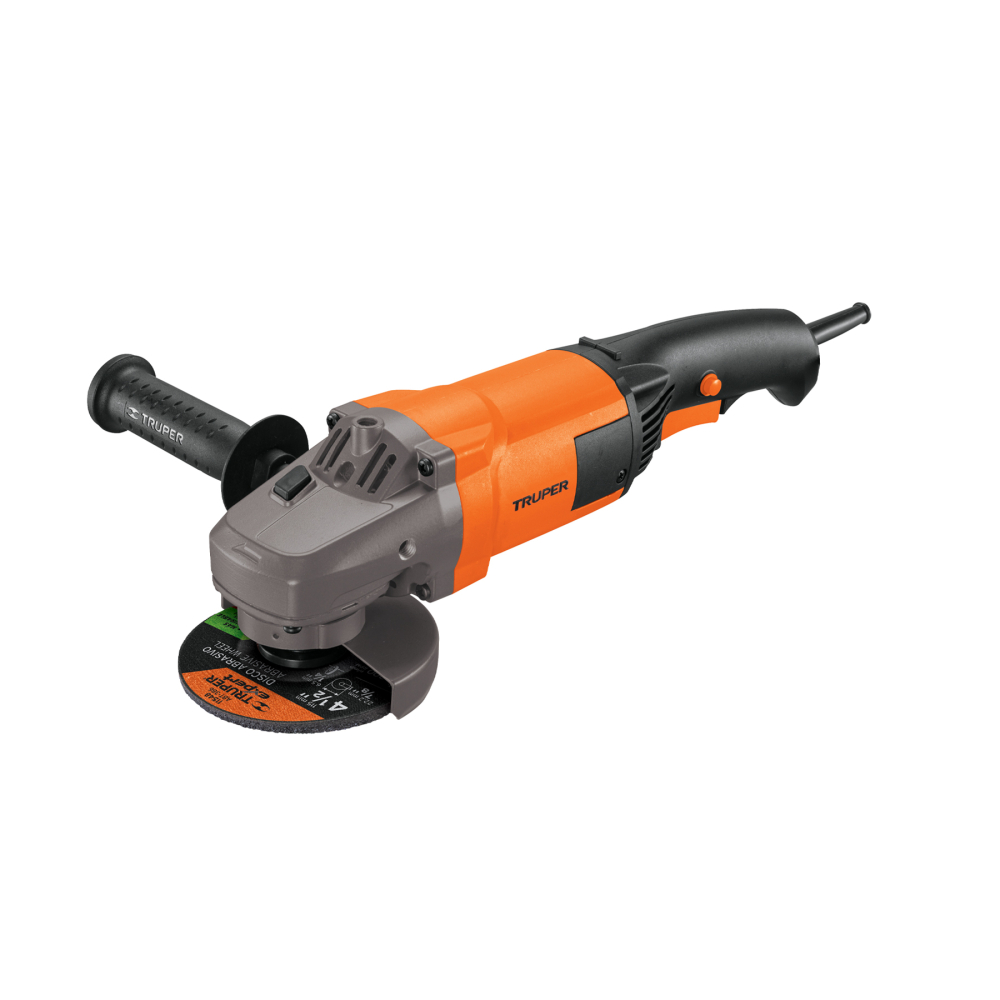 Esmeriladora angular 4-1/2', 1300W, TRUPER PRO ESMA-4-1/2A10