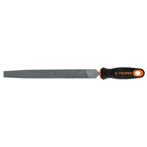 [11241] Lima plana muza 10' con mango Comfort Grip, TRUPER LPM-10T