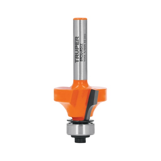 [11469] Broca para router, redondeado, 1' con balero, TRUPER BROU-RD1X