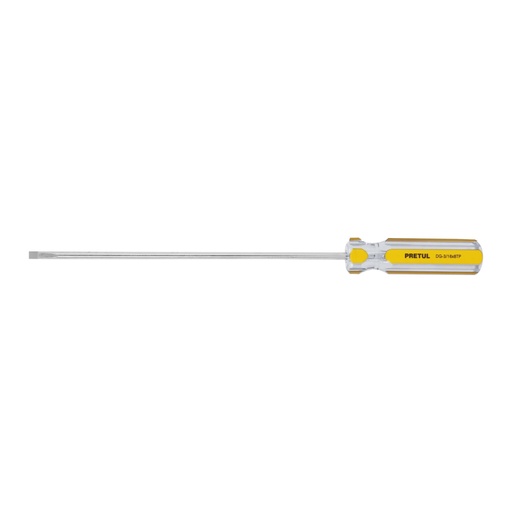 [21469] Desarmador cabinet 3/16 x 8' mango de PVC, PRETUL DG-3/16X8TP