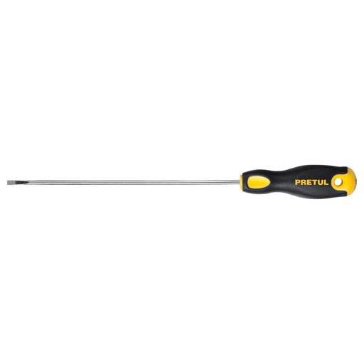 [21487] Desarmador cabinet 1/8 x 6' mango Comfort Grip, PRETUL DG-1/8X6BP