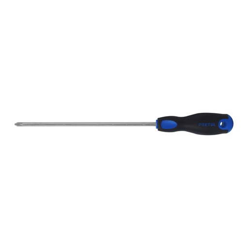 [21497] Desarmador de cruz 1/4' x 8' mango Comfort Grip, PRETUL DP-1/4X8BP
