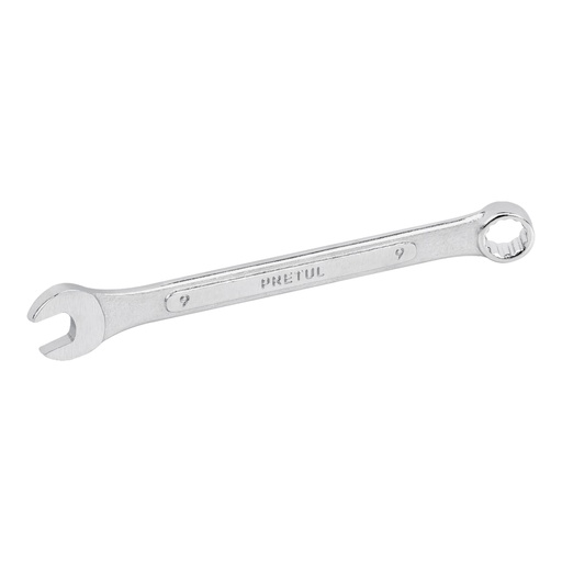 [21903] Llave combinada 9 mm x 130 mm de largo, PRETUL LL-2009MP