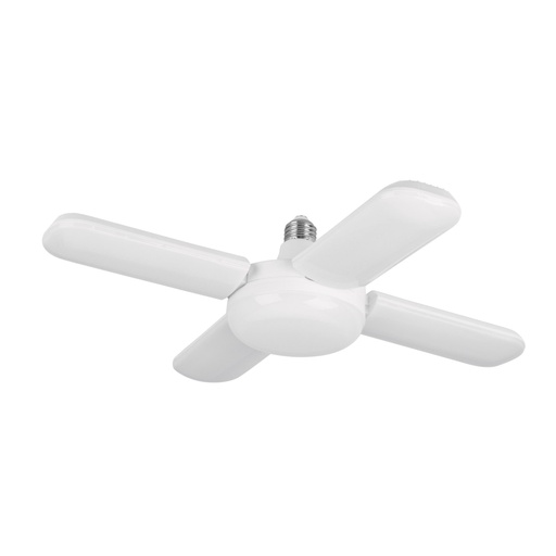 [26125] Lámpara LED tipo ventilador 40W, 4 aspas, 6500K, BASIC LED-450V