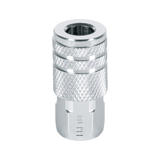 [27028] Cople rápido de acero, hembra, cuerda 1/4' NPT, PRETUL COPLE-HEM-1/4P