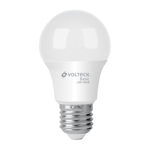 [28060] Foco LED 6W (40W) A19, 3000K blanca cálida, 570 lm, BASIC LED-40CB
