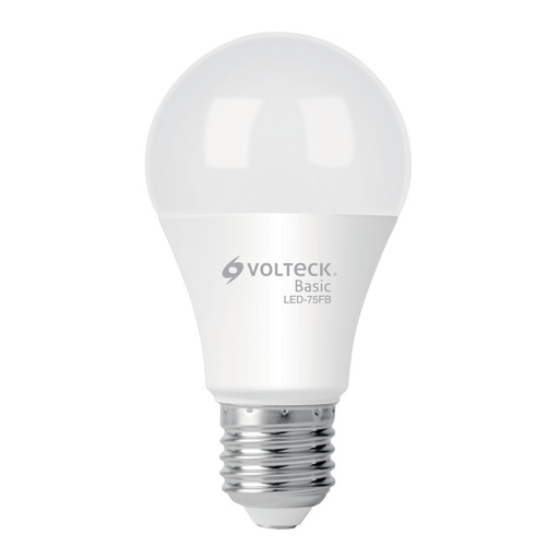 [28063] Foco LED 10W (75W) A19, 6500K blanca fría, 950 lm, BASIC LED-75FB