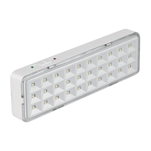 [43007] Lámpara de emergencia, 30 LEDs, 220 lm, recargable, VOLTECK LAE-30