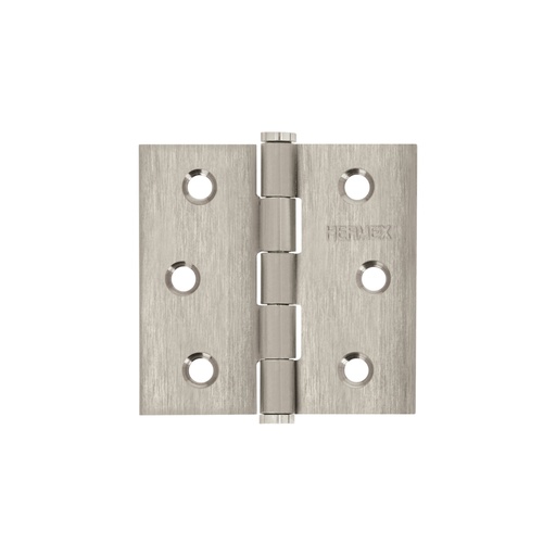 [43226] Bisagra cuadrada 2-1/2' acero inox, cabeza plana, HERMEX BC-254P