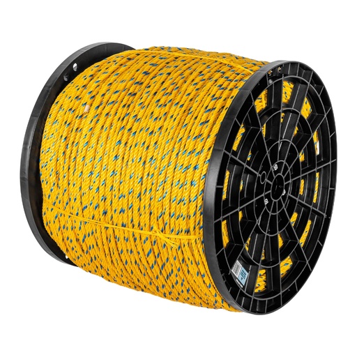 [44485] Kilo de cuerda amarilla de polipropileno 6mm, carrete 20kg CUE-06K