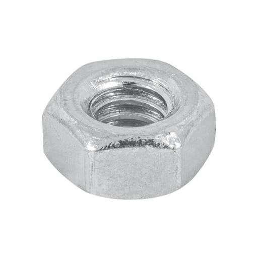 [44548] Bolsa con 250 tuercas 1/4' hexagonales de acero galvanizado TUE-1/4