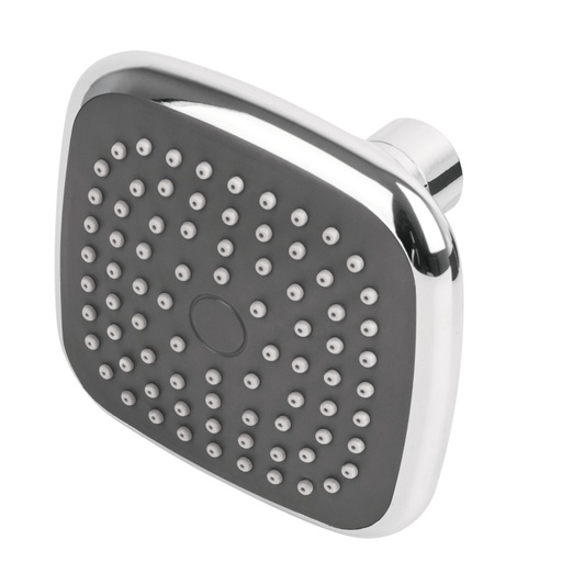 [45066] Regadera cuadrada de ABS 3-3/4' sin brazo, FOSET BASIC R-401S