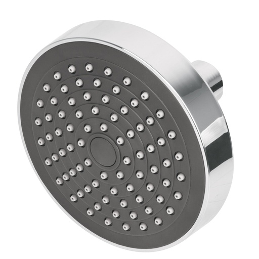 [45068] Regadera redonda de ABS 4-1/4' sin brazo, FOSET BASIC R-402S