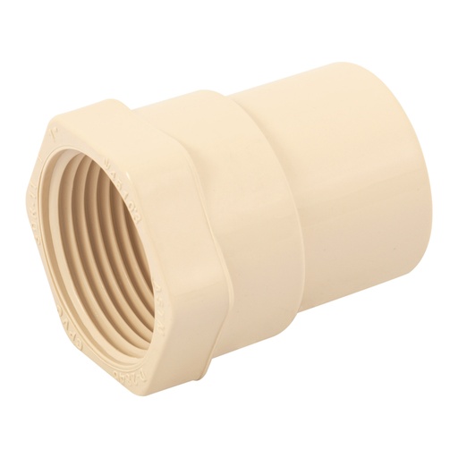 [45103] Conector hembra de CPVC 1', FOSET CPVC-603
