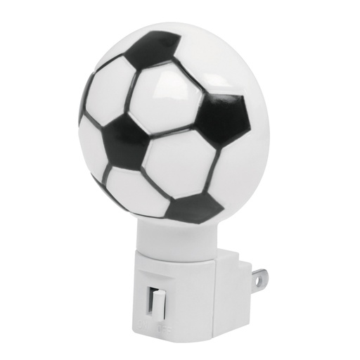 [46133] Luz de noche con lámpara E12, balón soccer, VOLTECK LUZ-04