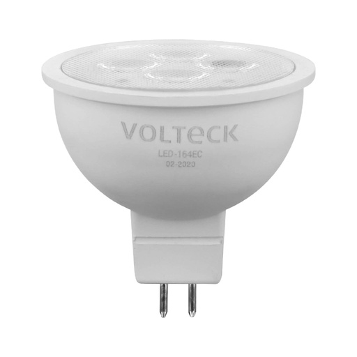 [46177] Foco LED MR16 GU5.3 4W (30W) 3000K luz blanca cálida VOLTECK LED-164EC