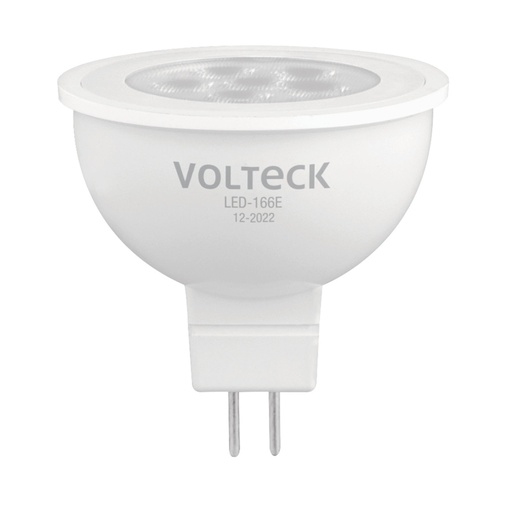[46180] Foco LED MR16 GU5.3 6W (40W) 6500 K luz blanca fría, VOLTECK LED-166E