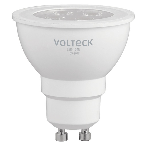 [46215] Foco LED MR16 GU10 4 W (30W) 6500 K luz blanca fría, VOLTECK LED-104E