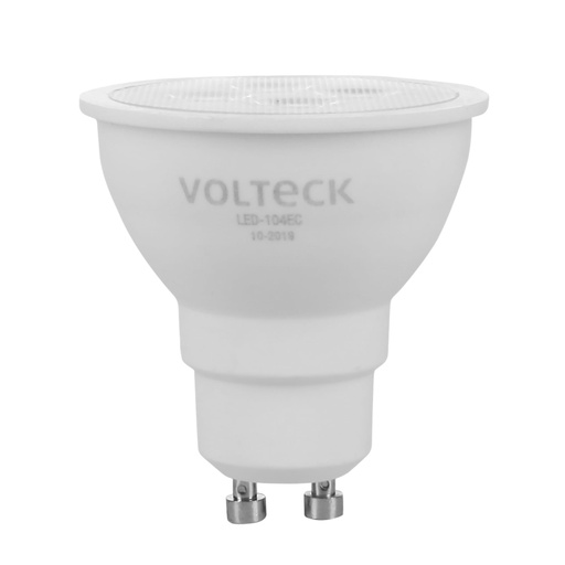 [46216] Foco LED MR16 GU10 4W (30W) 3000K luz blanca cálida, VOLTECK LED-104EC