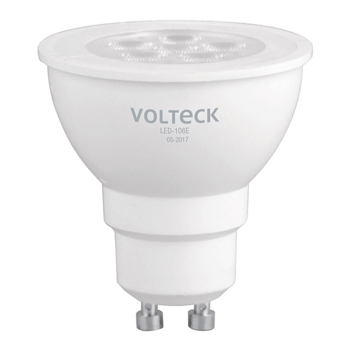 [46217] Foco LED MR16 GU10 6 W (40W) 6500 K luz blanca fría, VOLTECK LED-106E