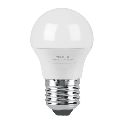[46278] Foco LED 6W (40W) G45, 3000K blanca cálida, 550 lm, blíster LED-40GC