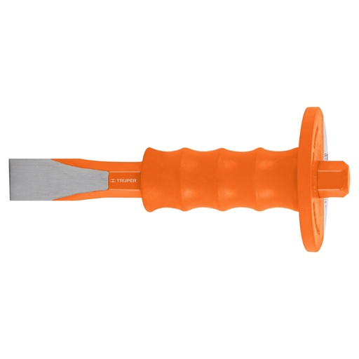 [12276] Cincel de corte frío 1 x 8' con grip, TRUPER C-1X8G
