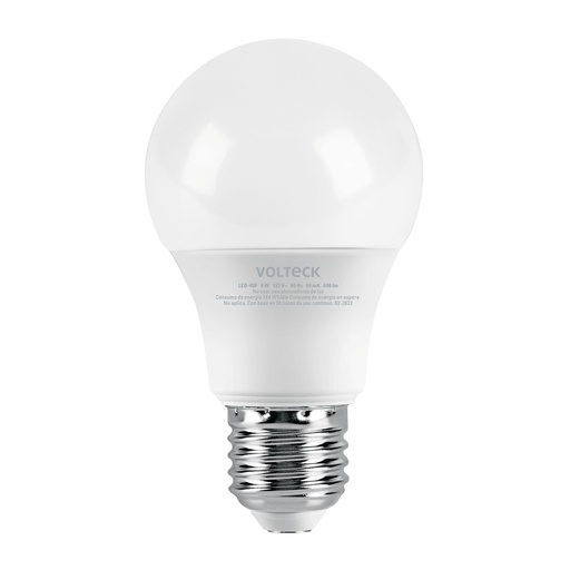 [46856] Foco LED 6W (40W) A19, 6500K blanca fría, 440 lm, blíster LED-40F