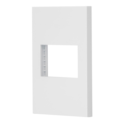 [47044] Placa 1 ventana, 1.5 módulos, línea Española, color blanco PPSE15-EB