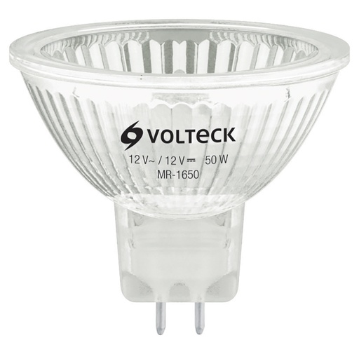 [47253] Lámpara de halógeno 50 W tipo MR 16 base GU5.3, VOLTECK MR-1650