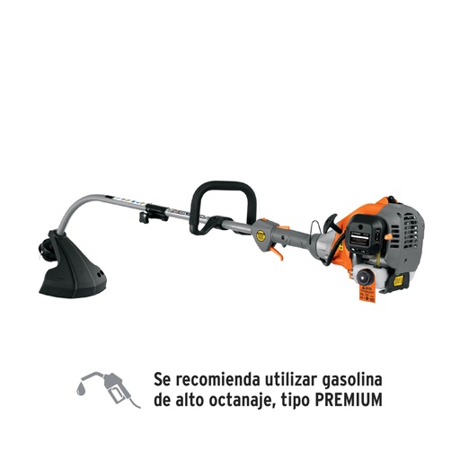 [12496] Desbrozadora a gasolina 26 cc mango 'D' curva, 17', TRUPER DES-26C