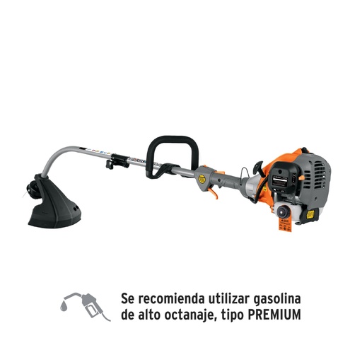 [12498] Desbrozadora a gasolina 30 cc mango 'D' curva, 17', TRUPER DES-30C