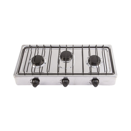 [47920] Parrilla gas sobreponer 60 cm,3 quemadores,inoxidable, FOSET PAGA-3X