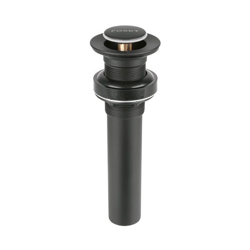 [47982] Contra para lavabo, sin rebosadero, sistema push, negro CE-206SM