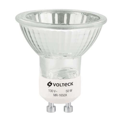 [48380] Lámpara de halógeno 50 W tipo MR 16 base GU10, VOLTECK MR-1650X
