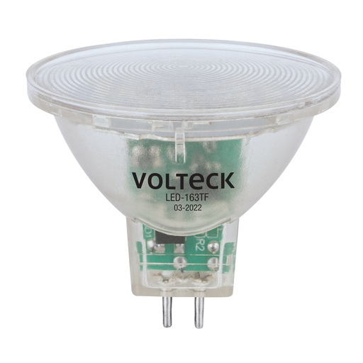 [48402] Foco LED MR16 GU5.3 3 W (25 W) 6500 K transparente, VOLTECK LED-163TF