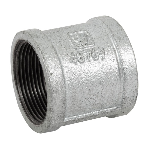 [48769] Cople reforzado de acero galvanizado de 1-1/2', FOSET CG-205